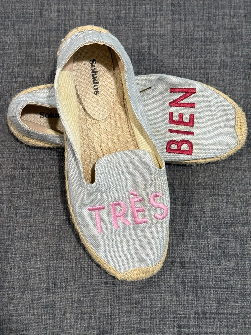 Soludos Womens 'Très Bien' Espadrille Slip-Ons